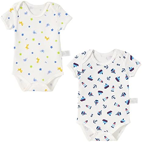 ホットビスケッツ　半袖　8枚セット スターターセット8点(出産準備セット)【春夏用(無地